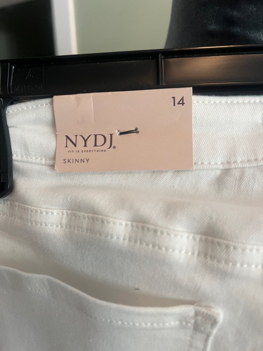NYDJ White Skinny Jeans - High Rise Slim Fit - Picture 5 of 11